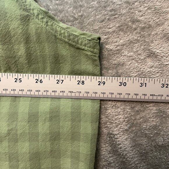 Carhartt Men Gingham Loose Fit Midweight Short Sleeve Chambray Plaid Shirt 2XLT - Picture 6 of 9